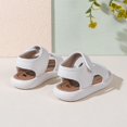 thumbnail image 5 of Viluyesy Boys Open Toe Sandals - Toddler Baby Summer Beach Shoes Casual Comfort Lightweight Non-Slip First Walkers White Size 11.5, 5 of 9
