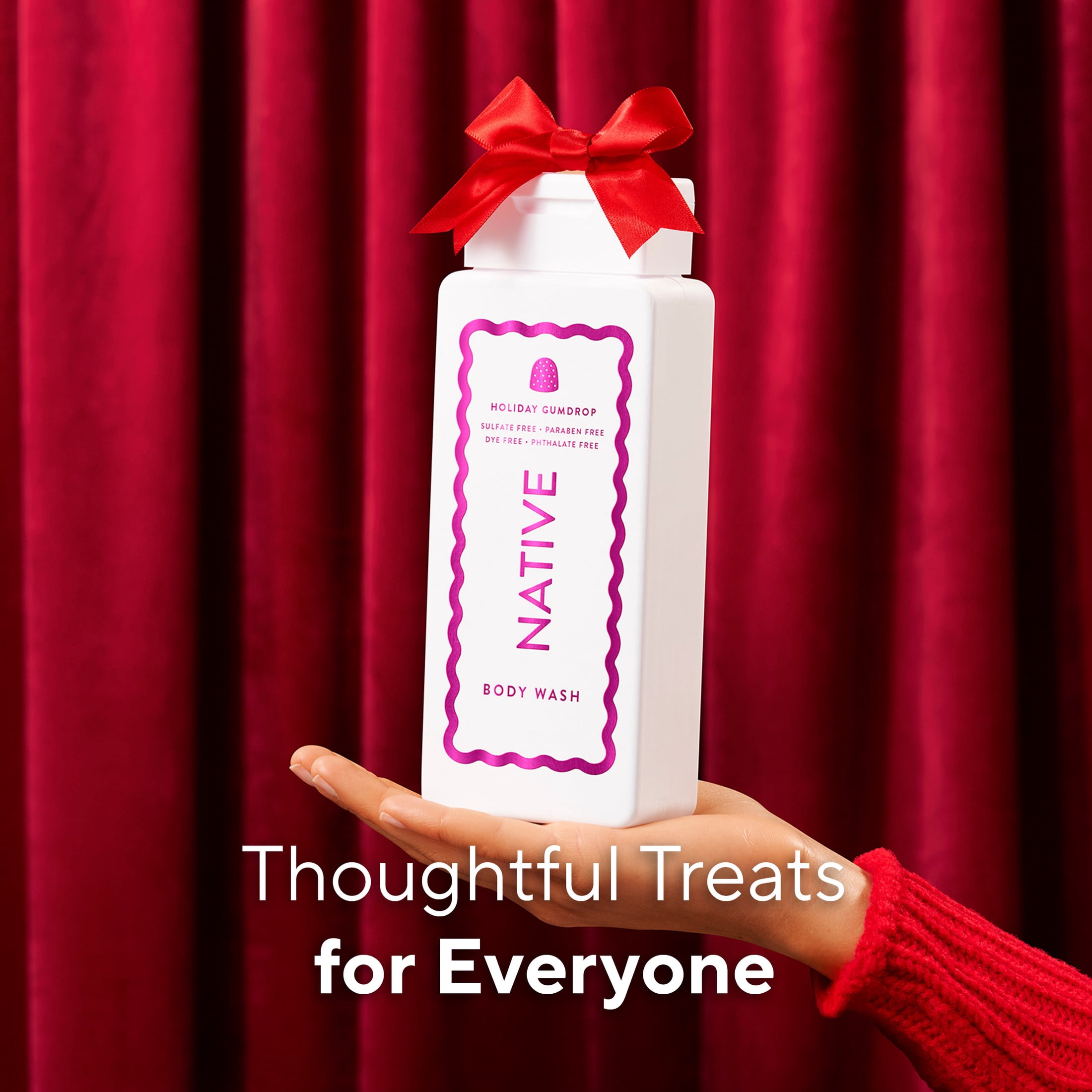 Native Limited Edition Holiday Gumdrop Body Wash, 18 fl oz