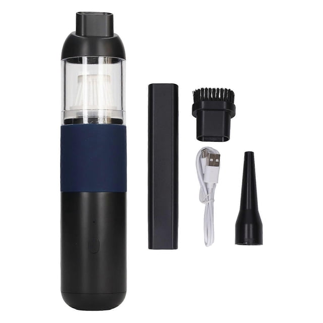 Handheld Vacuum Cordless Cleaner Rechargeable Mini 20K Pa Strong Suction Air Duster for Car Industrial Use Black and Blue