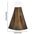 thumbnail image 6 of Yayeee Kitchen Hanging Hand Towels Set of 2 with Loop Bathroom Absorbent Tie Towel, Wood Grain, 6 of 7