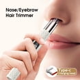 thumbnail image 2 of LEEYNEER USB-Powered Nose  Eyebrow  Hair & Facial Hair Trimmer with Digital Display Screen - Cordless-like Operation  USB Charging  Ergonomic Design  Precision Technology  Mini Portable E, 2 of 6