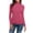 (Solid)Hot Pink, variant on YODETEY Women's Turtleneck Tee with Long Sleeve, Womens Slim Undershirts Knit Basic Tops Shirts, Women's Plus Hot Pink,Size M