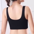 thumbnail image 6 of XuJwPNcy Womens Front Closure Everyday Bras Comfortable Wireless Bralettes V Neck Seamless Bra Wire Free Basic Bras, 6 of 7