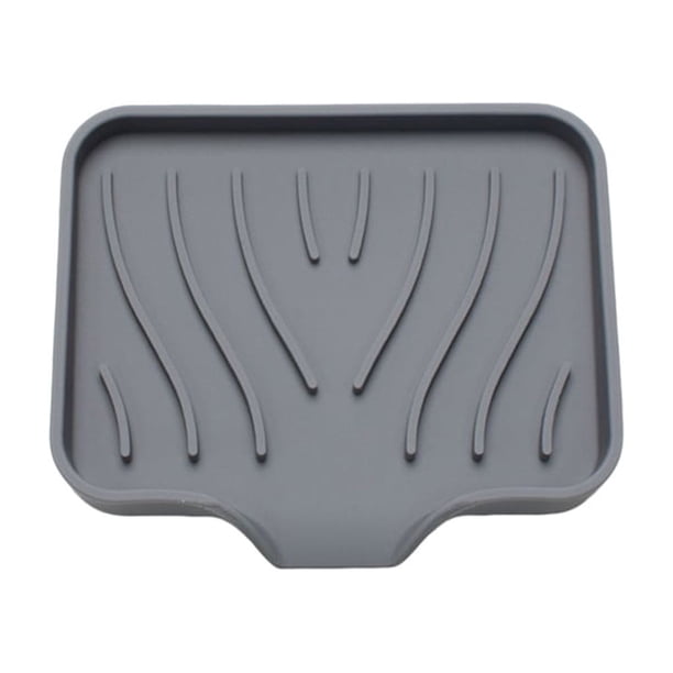 Inteprter Caja de jabón Suministros de baño Soporte para platos Soporte de jabones impermeable multicolor Juegos de accesorios de baño Gris Pequeño