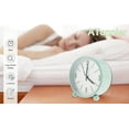 thumbnail image 5 of FNNMNNR Analog Alarm Clock 4.5 inch Super Silent Non Ticking Small Clock with Night Light  Battery Operated Simply Designfor Bedroon Bedside Desk, 5 of 8