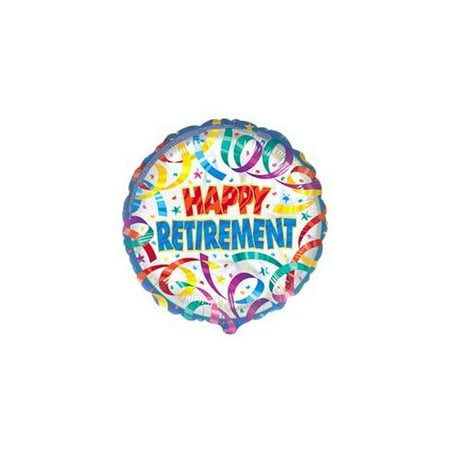 Mayflower 208318 Retirement Streamers Foil Balloon