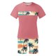 thumbnail image 5 of Blusa de Manga Corta Cuello Redondo Impresión Deportiva Camisa de Ajuste Delgado Poliéster Elástico Cintura Superior para los Hombres, Blusa Casual para el Uso Diario de Verano, 5 of 5