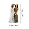 thumbnail image 3 of Resin Sister Figurines Friend Sister Birthday Gift Ideas Unique Gifts for Sisters from Sister Hand Painted Figure Friendship Gifts for Women 5.71 inch Keepsake Home Decor, 3 of 5