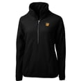 thumbnail image 2 of Women's Cutter & Buck Black Baylor Bears Cascade Eco Sherpa Fleece Half-Zip Pullover Jacket, 2 of 3