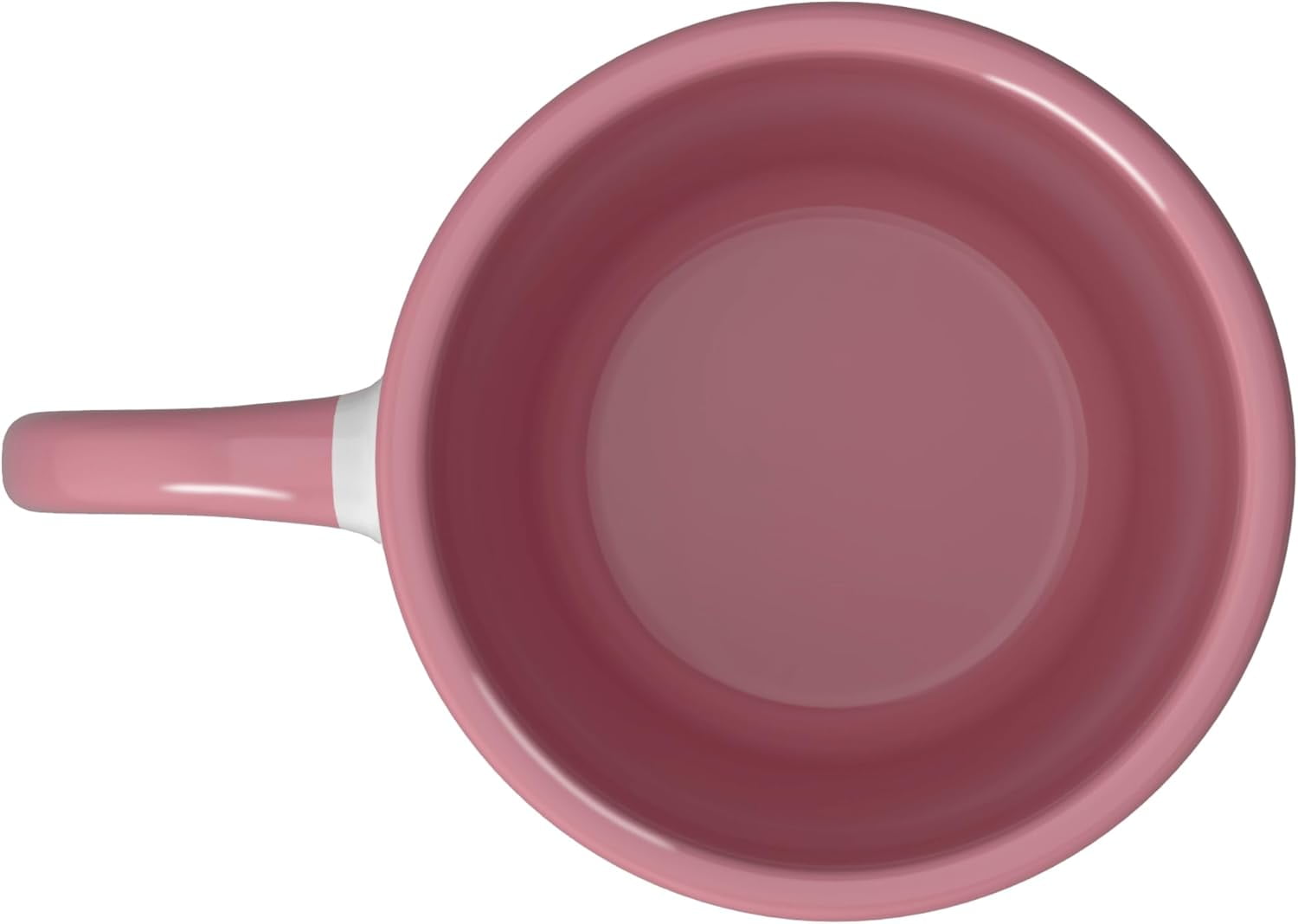 JJEAN-Master Painter Old Man Easels Paint Brushes Ceramic Mug, Pink/White