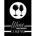 thumbnail image 2 of Grey, Jace 25x32 White Modern Wood Framed Museum Art Print Titled - Better Wine II, 2 of 4