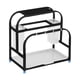 thumbnail image 1 of Estante para utensilios de cocina, soporte multifunción para cuchillos, soporte para cubiertos de acero inoxidable Negro, 1 of 9