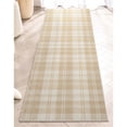 thumbnail image 6 of Well Woven Apollo Flatwoven Plaid Beige Brown 2' x 5' Runner Rug, 6 of 7