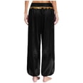 thumbnail image 2 of Haitryli Womens Belly Dance Pants Shiny Sequined Bloomers Harem Pants Stage Performance Trousers Black M, 2 of 6