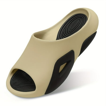 

Womens Mens Cloud Slippers Recovery Sandals Arch Support Sport Slides Non-Slip Thick Cushion Reduces Stress On Feet Quick Drying Shower Slippers Bathroom Sandals Indoor Outdoor Post-Exercise
