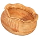 thumbnail image 3 of Woven Fruit Basket Portable Snack Basket Household Bread Holder Multifunctional Woven Flower Pot, 3 of 4