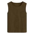 thumbnail image 4 of GEWSEY Tank Tops for Women, Crewneck Loose Fit Basic Going Out Clothes Womens Fashion Casual Summer Sleeveless Shirts (Coffee, XXL), 4 of 4