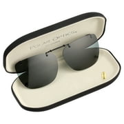 Polar Optical Optics Unisex RECM 52 ClipOns Sunglasses Black