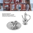 thumbnail image 3 of Dollhouse Miniature Tea Cup Set, 1:12 2 Sets Metal Dollhouse Miniature Tea Cup Set For Dollhouse   Collection, 3 of 8