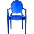 thumbnail image 2 of Modway Casper 18.5" Modern Plastic Dining Armchair in Blue Finish, 2 of 5