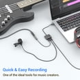 thumbnail image 7 of Cubilux USB-C to 3.5mm Headphone & Microphone Splitter Adapter, TRRS Audio Interface with Line-In, Mic-In and Headphone Out for Live Streaming or Recording on Laptop and PC, 7 of 7