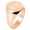 Rose Gold, variant on Sterling Silver Love Heart Calligraphy Swirl Engraved Round Flat Top Polished Ring