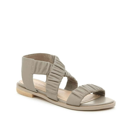 

Kelsi Dagger Brooklyn RYDER Clove Open Leather Lined Cushioned Sole Sandals