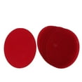 thumbnail image 2 of AMLESO 6 Pcs Patch Ovale en Daim Appliqué Coudière Badge en Tissu Rouge, 2 of 6