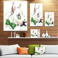 thumbnail image 2 of Design Art Bull Terrier Dog Canvas Print, 2 of 3