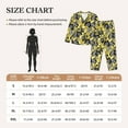 thumbnail image 4 of Lsque Orchids Flowers Pattern Long Sleeve Pajama Set for Women - Soft 2-Piece Sleepwear and Loungewear Set with Pockets, Comfy Nightwear-Small, 4 of 7