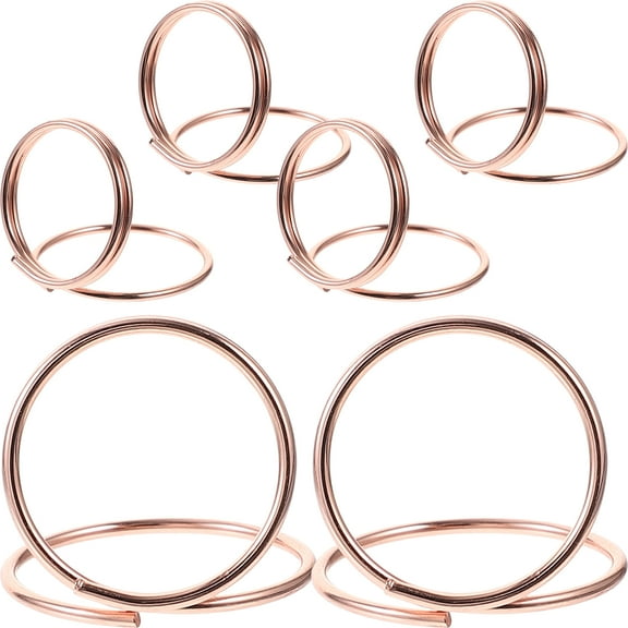 Guangmc 6Pcs Metal Table Number Holder for Weddings and Events