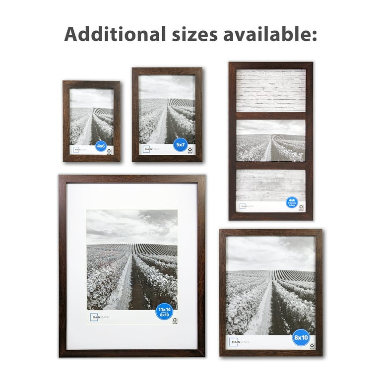 Mainstays 4x6 8-Opening Linear Gallery Collage Picture Frame