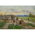 thumbnail image 2 of Antoni Kozakiewicz 24x18 Black Ornate Framed Double Matted Museum Art Print Titled: Gypsies (1924), 2 of 5