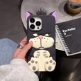 thumbnail image 2 of New Is Funda De Silicona Lucifer Cat For iPhone, Con Soporte, 2 of 7