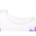 thumbnail image 2 of Beezizac Girls Pajamas Tie Dye Pink & Purple Let Me Sleep Long Sleeves Set Cozy Comfy 2-Piece Winter Outfit Kid Size 6, 2 of 7