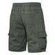thumbnail image 5 of pstuiky Pantalones cortos para hombre, Pantalones cortos de cintura elástica con cordón y múltiples bolsillos a la moda para hombre Pantalones cortos para correr para hombre, 5 of 5