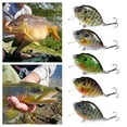 thumbnail image 4 of Lixada 5PCS Fishing Lures 6cm 15g Wobbler Fishing Lure Artificial Hard Bait Crankbait with Tackle Box for Fish Bass Fishing Tackle, 4 of 7