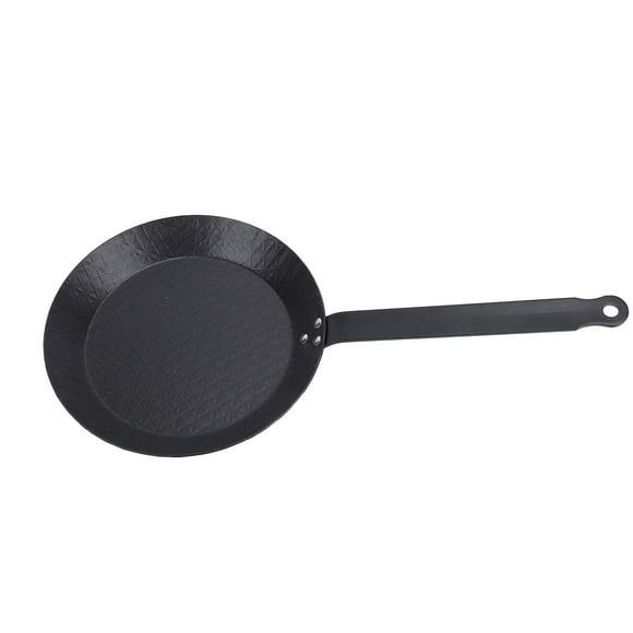 Carbon Steel Skillet Nonstick Frying Pan, Advanced Smokeless Technology, for Steak Egg Fish Vegetable, Comfortable Grip for Indoor Outdoor Use