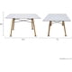 thumbnail image 5 of Mesa de Comedor MUNDO IN Estilo Eames Blanco Rectangular, 5 of 7