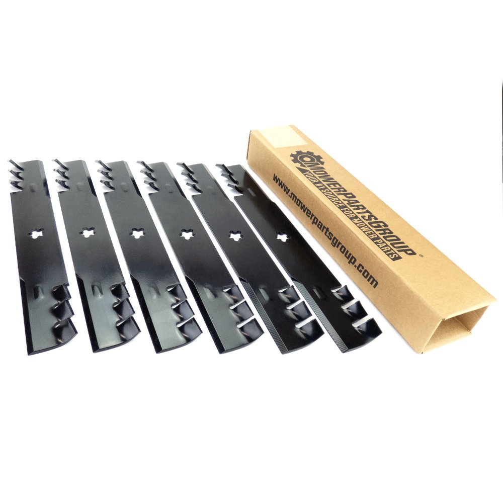 (6) Mulching Blades for Husqvarna 52" GT Mowers 574870801 575240701