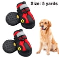 thumbnail image 1 of Zapatos antideslizantes para perros, protector de patas con cierre de velcro ajustable y reflectante, paquete de 4 para perros medianos y grandes para el verano Xemadio 2034967-6, 1 of 8