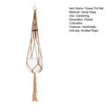 thumbnail image 2 of Flower Pot Hanger Hanging Macrame Durable Home Room Wall Braided Flowerpot Net Bag, 2 of 5