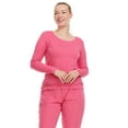 thumbnail image 3 of HEAL+WEAR Women's Long Sleeve Underscrub Shirt Lightweight Stretch 4-Way Stretch Base Layer for Nurse Beauty Salon Workwear Clinical Scrubs Layering Tee, 3 of 5