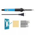thumbnail image 3 of Soldering Iron Kit 60W Temperature Adjustable Rapid Heating Electric Soldering Iron with 5 Tips US Plug 110V, 3 of 5