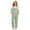 A-Green151, variant on Coveralls For Girl Bib Overalls Straight Leg Pants Plaid Printed Adjustable Straps Loose Fit Jumpsuits With Pocekts 5-14Y