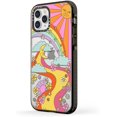 thumbnail image 2 of CASETiFY Étui Impact pour iPhone 12 Pro Max - Flower Power Retro - Noir Clair, 2 of 5