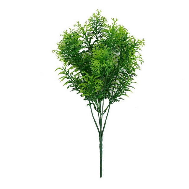Shengyu Artificial Fake Hanging Green Plant Wedding Indoor Outdoor Garden Decor 5 fork tower pine 1Set