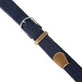 thumbnail image 3 of Cinturón E-Living Store tejido elástico trenzado para hombre, talla M, 3 of 7