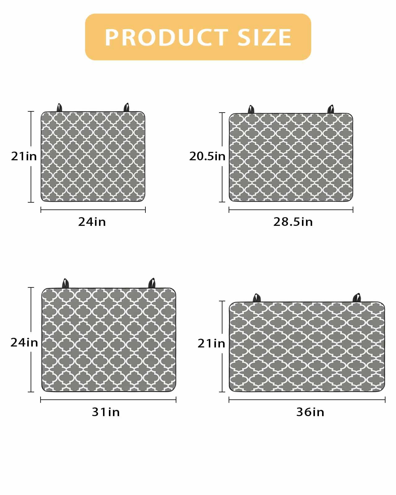 nqOlkjepod Large Induction Cooktop Protector Mat 36"x21", Gray Morocco Stove Top Covers for Electric Stove, Vintage Minimalist Boho Ethnic Pattern Stove Burner Cover Mats, Glass Top Stove Cover