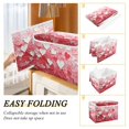 thumbnail image 4 of Pink Heart Gradient Large Storage Bins with Linen Collapsible Lid Storage Box 16.7 x 12.6 x 11.8in, 4 of 7